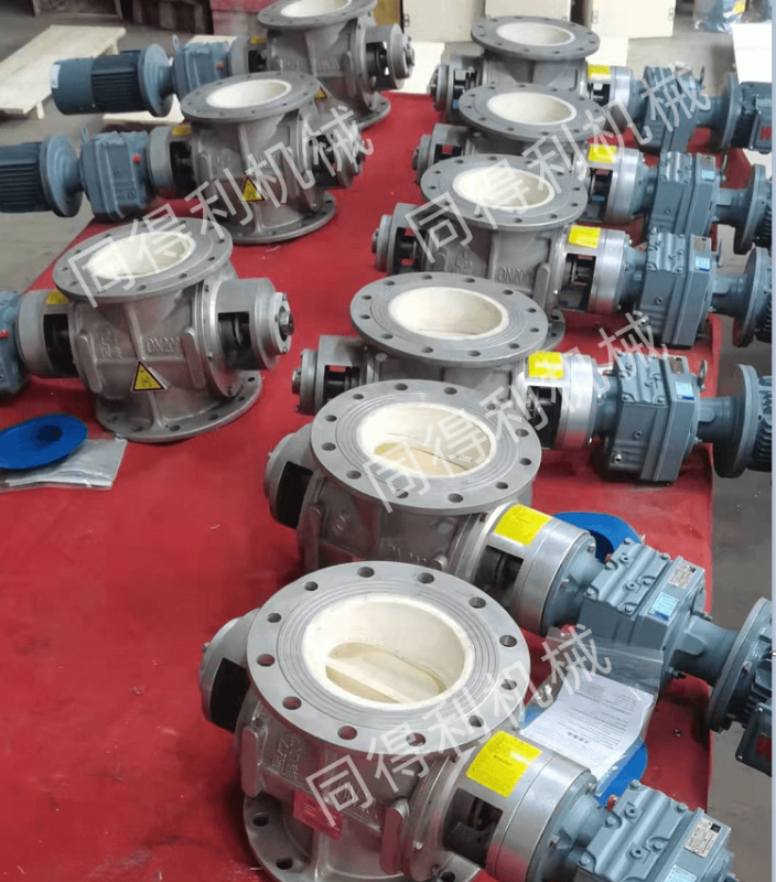 案例展示-陶瓷星型卸料閥-陶瓷旋轉閥【锂電/化工】專用旋轉卸料閥-耐腐蝕耐高溫耐磨